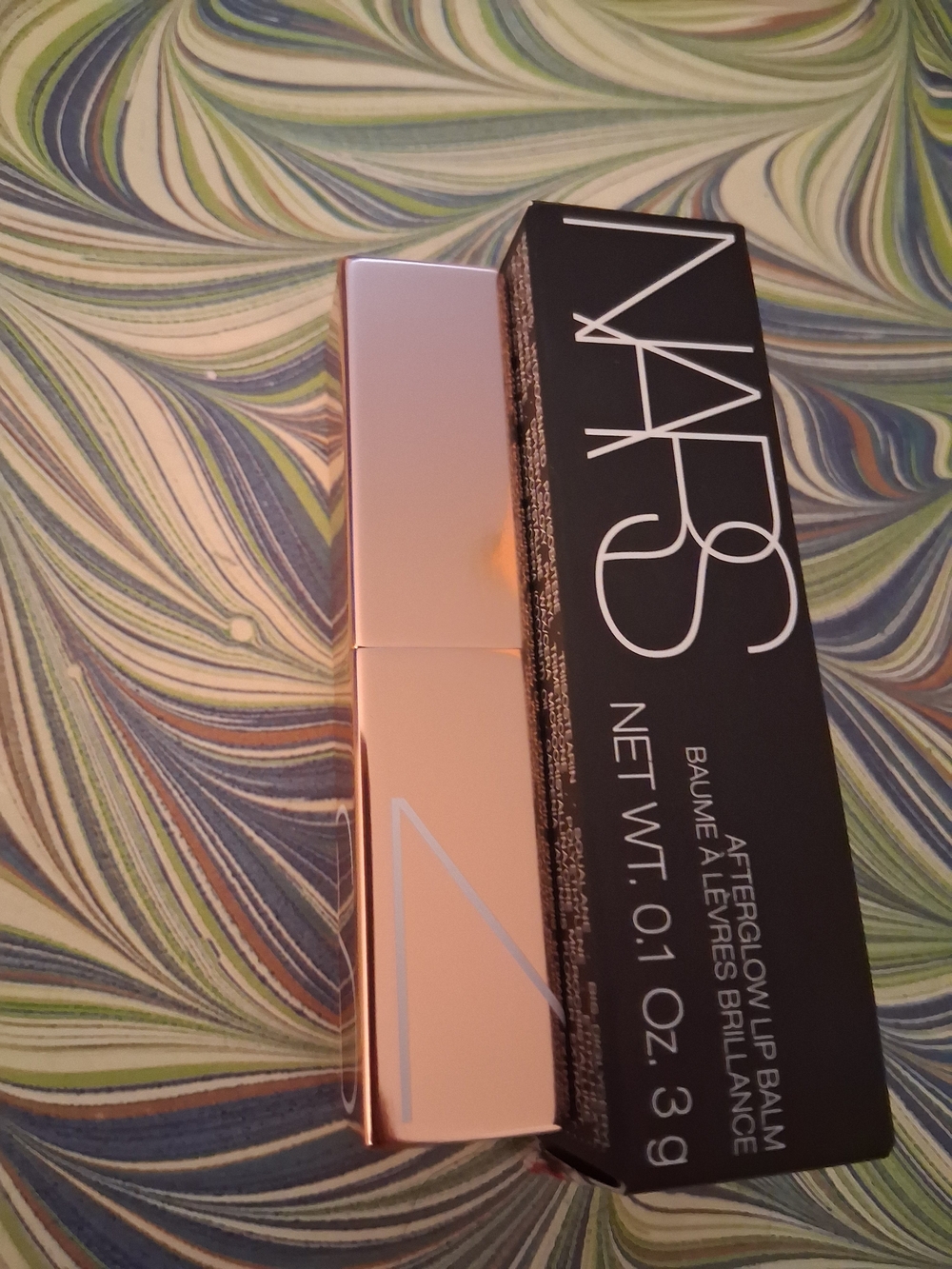 NARS Afterglow Lip Balm - in ORGASM A Peachy PINK W Golden GLOW New In BOX